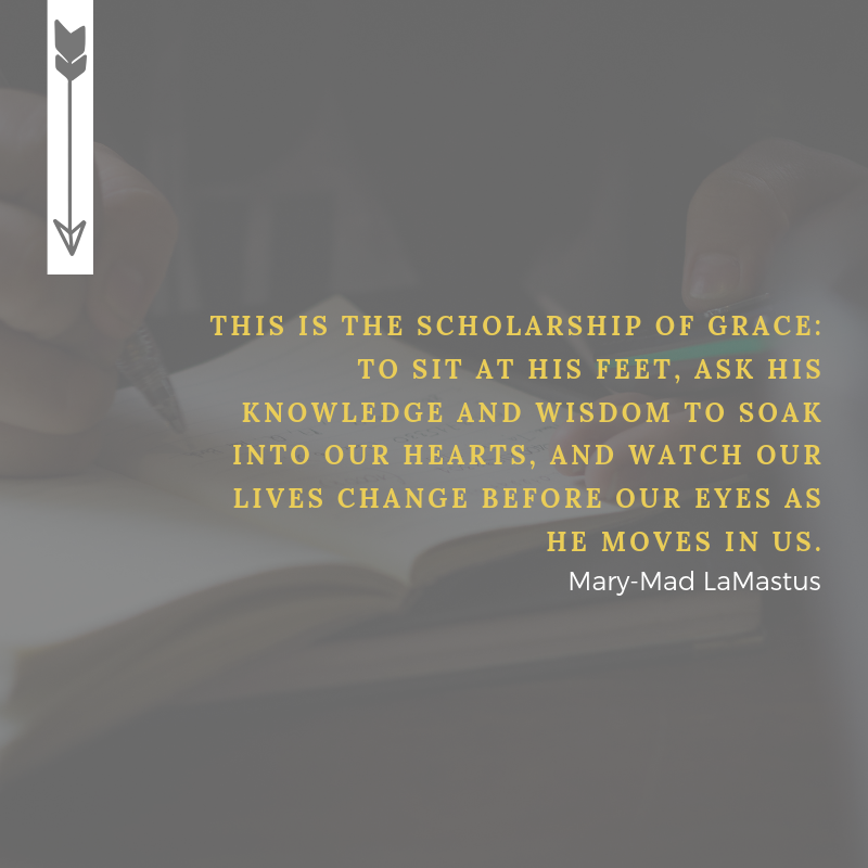 scholar of grace quote