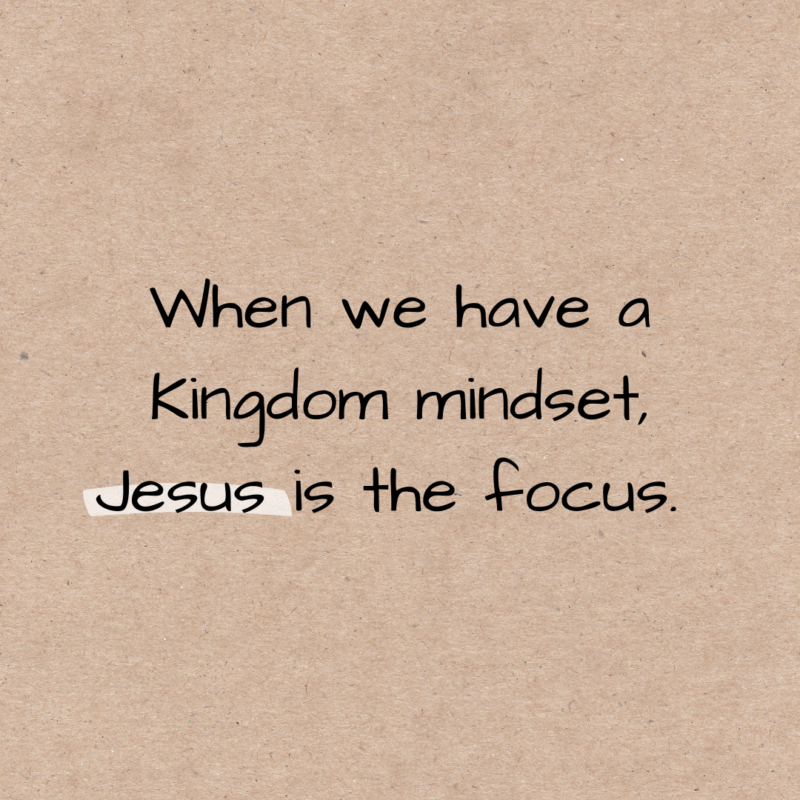 When Jesus Became the Center—From Old Covenant mindset to Kingdom minded